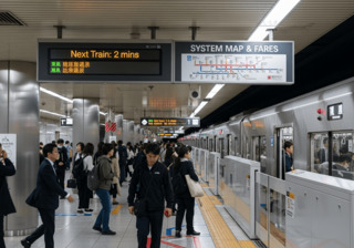 Shanghai Metro operating hours and app screen